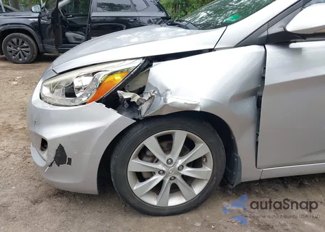 2014 Hyundai Accent Se из США, поврежденный, VIN KMHCU5AE0EU183646